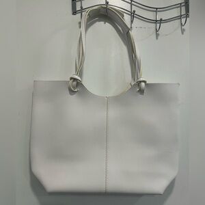 Neiman Marcus Elegant White Tote Bag